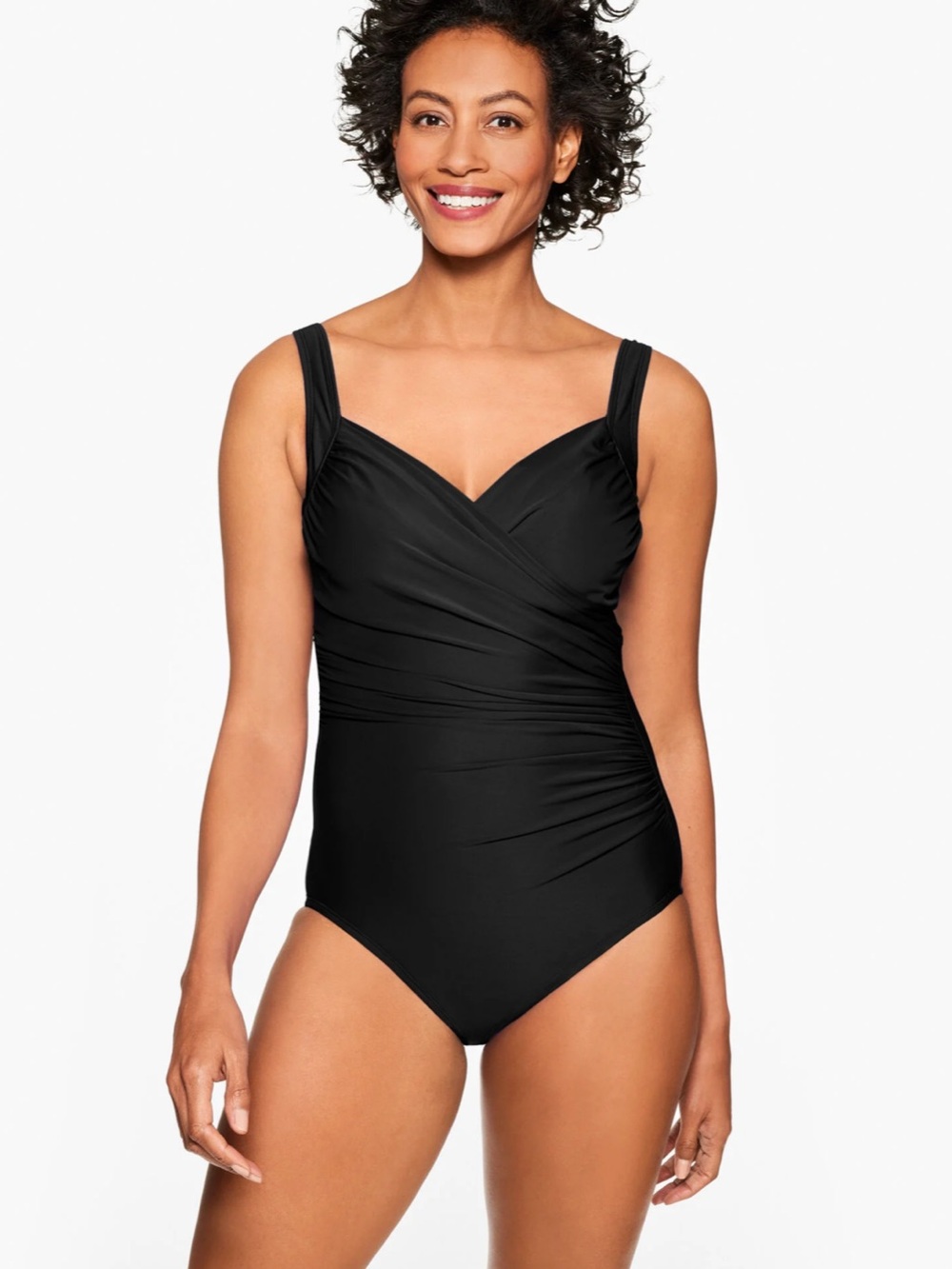 Miraclesuit X Talbots One Piece Underwire Swimsuit Women's 22W